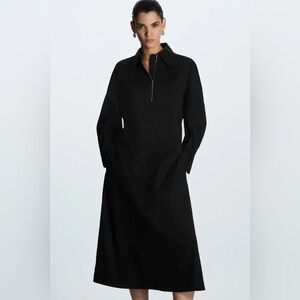 COS Black Long Sleeve Women's Dress
